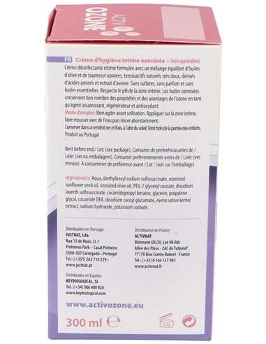 Activozone Ozone Intima 300Ml. de Activozone