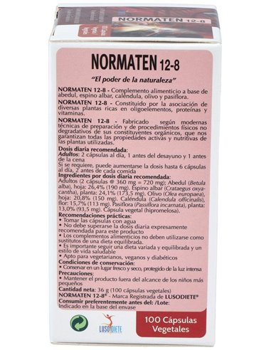 Normaten 100 VCáps de Lusodiete