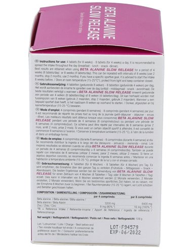 Etixx Beta Alanine Slow Release 90Comp. de Etixx