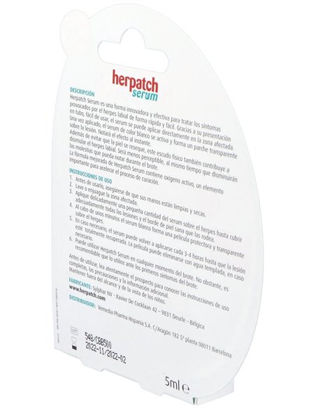 Herpatch Serum 5Ml. + Prevent Labial 4,8Gr. de Herpatch