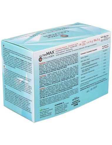 Ultramax Colageno 30Sbrs. de Gold Nutrition
