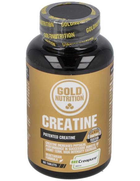 Creatina 1000Mg. 60Comp. de Gold Nutrition