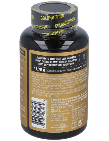 Magnesio 600Mg. 60Cap. de Gold Nutrition