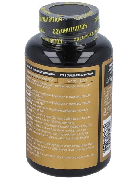 Magnesio 600Mg. 60Cap. de Gold Nutrition