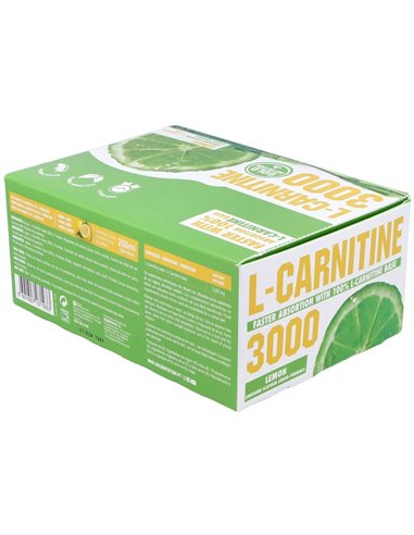 L-Carnitina 3000Mg. Sabor Limon 20Viales de Gold Nutrition