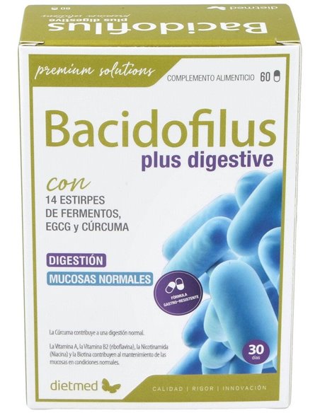 Bacidofilus Plus Digestive 60Cap. de Dietmed
