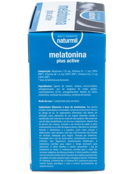 Melatonina Plus Active 1,9Mg. 60+30Comp. de Dietmed