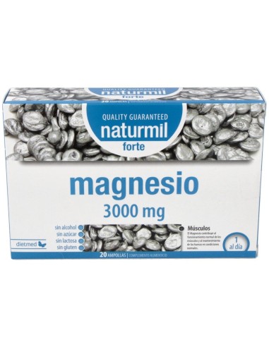 Magnesio Forte 3000Mg. 20Amp. de Dietmed