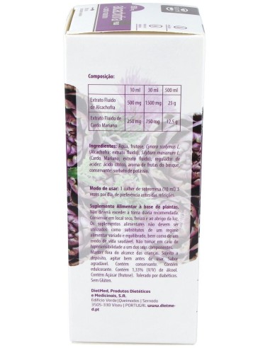 Alcachofa + Cardo Mariano Plus 500Ml. de Dietmed
