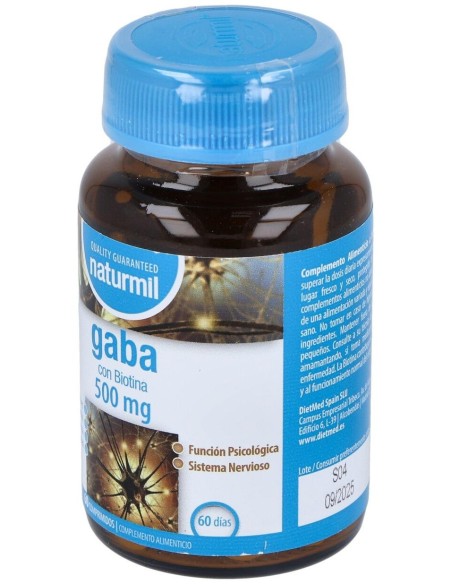 Gaba 500Mg. 60Cap. de Dietmed