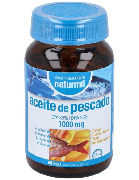Aceite De Pescado Omega 3 1000Mg. 35/25 60Perlas de Dietmed
