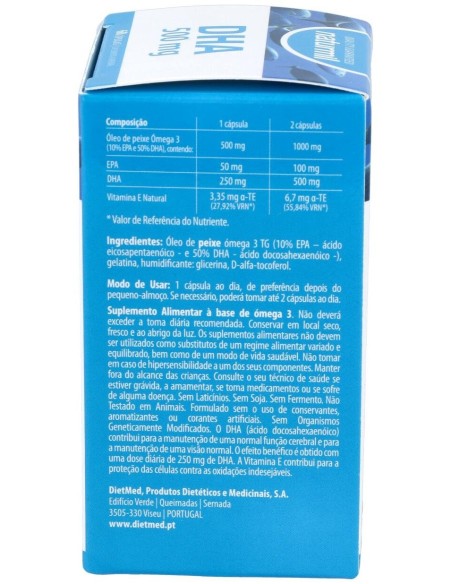 Dha 500Mg. 60Perlas de Dietmed