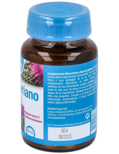 Cardo Mariano 500Mg. 90Comp. de Dietmed