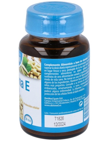 Vitamina E 400Ui 30Perlas de Dietmed