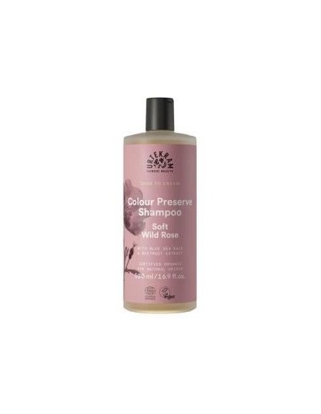 Soft Wild Rose Champu Protector 500Ml. Eco Vegan de Urtekram