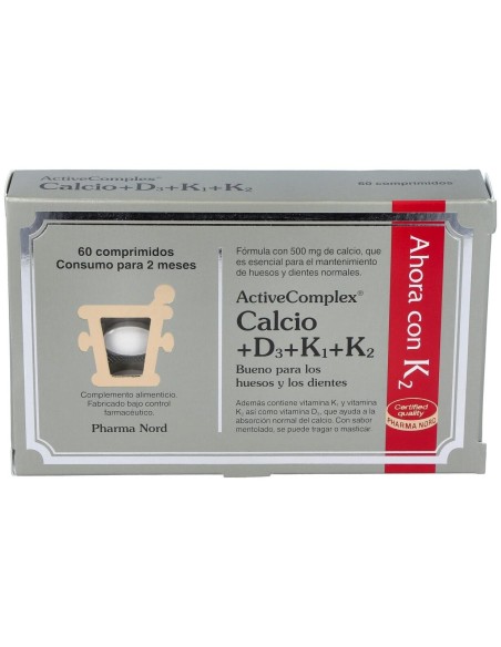 Activecomplex Calcio+D3+K 60Comp. de Pharma Nord