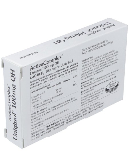 Activecomplex Q10 Ubiqinol 60Cap. de Pharma Nord