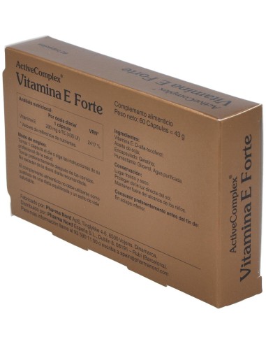 Activecomplex Vitamina E Forte 60Cap. de Pharma Nord
