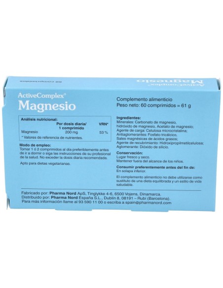 Activecomplex Magnesio 60Comp. de Pharma Nord