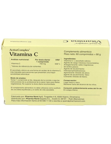 Activecomplex Vit.C Ascorbato Calcico 60Comp. de Pharma Nord