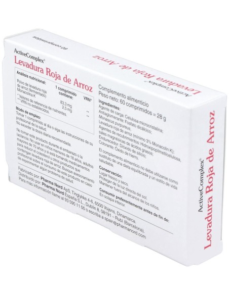 New Activecomplex Levadura Roja De Arroz 60Comp. de Pharma Nord