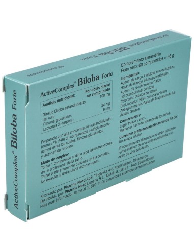 Activecomplex Biloba Forte 60Comp. de Pharma Nord
