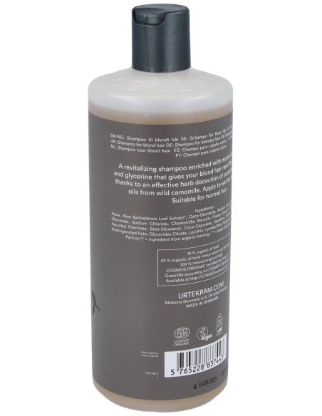Champu Manzanilla Cabello Claro 500Ml. Eco Vegan de Urtekram