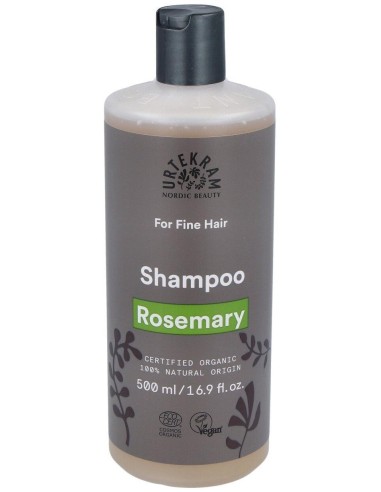 Champu Romero Cabello Fino 500Ml. Eco Vegan de Urtekram