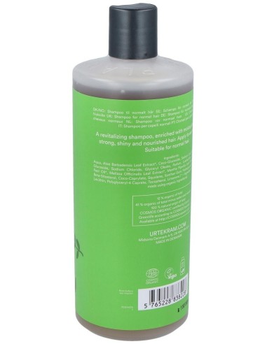 Champu Aloe Vera Cabello Normal 500Ml. Eco Ve Gan de Urtekram