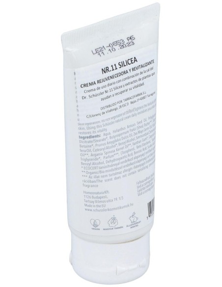Schussler Natur Nº11 Silicea Crema 75Ml. de Schussler Natur Cosmedics