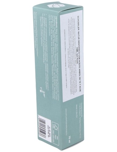 Schussler Natur Dentifrico Arbol Del Te-Aloe 75Ml. de Schussler Natur Cosmedics