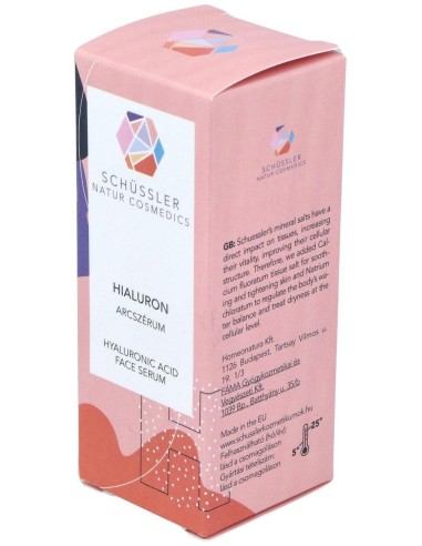 Schussler Natur Serum Facial Ac. Hialuronico 30Ml. de Schussler Natur Cosmedics
