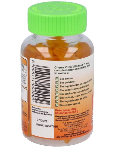 Chewy Vites Vitamina C Infantil 60Ud. de Chewy Vites