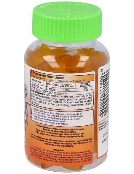 Chewy Vites Vitamina C Infantil 60Ud. de Chewy Vites