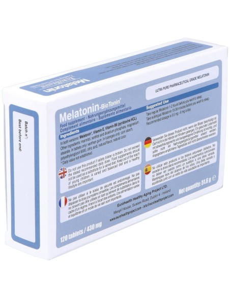 Melatonin Biotonin 1,9Mg.120Comp. Sub de Eurohealth
