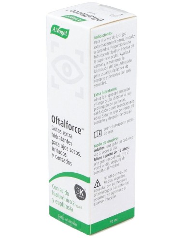 Oftalforce Gotas Para Ojos Secos 10Ml. de A.Vogel