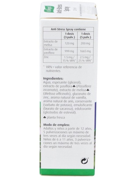 Anti Stress Spray 20Ml. de A.Vogel