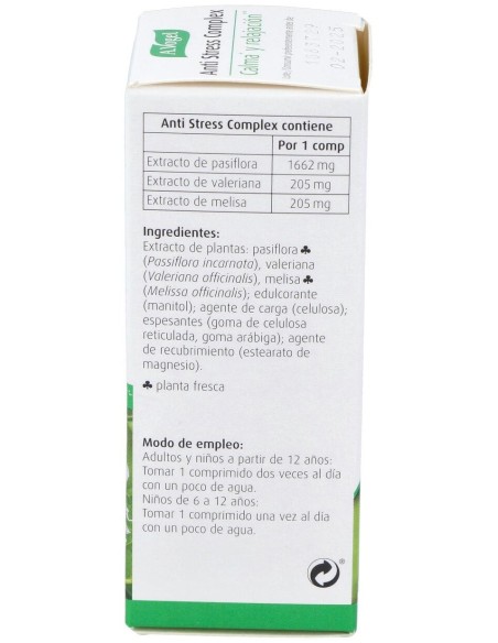 Anti Stress Complex Comp. 30  de A.Vogel