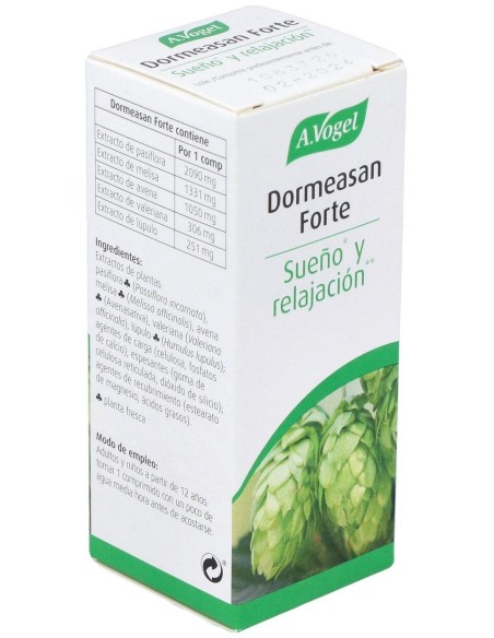 Dormeasan Forte 30Comp. de A.Vogel