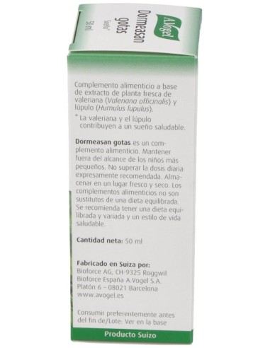 Dormeasan 50Ml. de A.Vogel