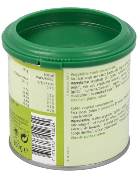 Herbamare Caldo Vegetal Bajo En Sodio Bote 200 Gr de A.Vogel