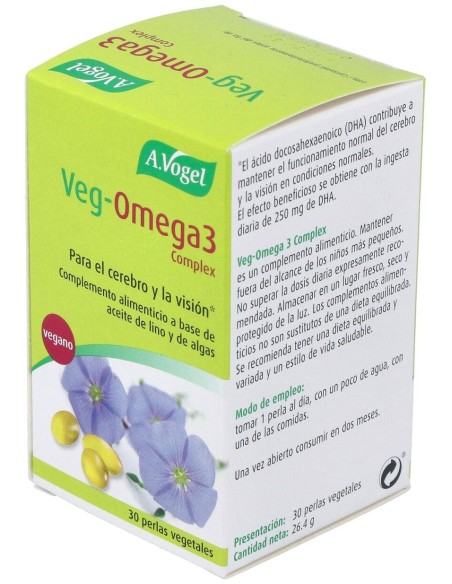 Veg-Omega-3 Complex Cápuslas 30 de A.Vogel