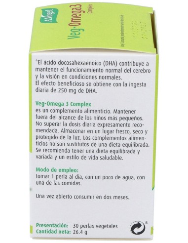 Veg-Omega-3 Complex Cápuslas 30 de A.Vogel