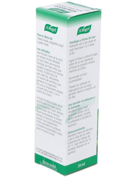 Sinuforce Spray Nasal 20Ml. de A.Vogel