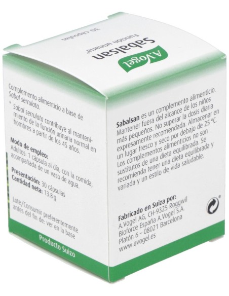 Sabalsan Cápsulas 30 de A.Vogel