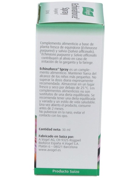 Echinaforce Spray 30Ml. de A.Vogel