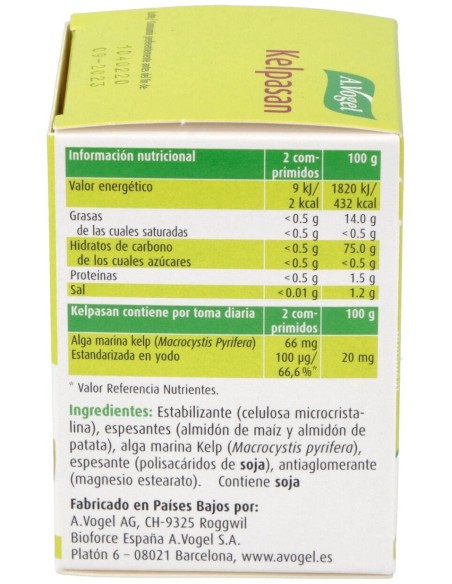 Kelpasan Comp. 120 de A.Vogel