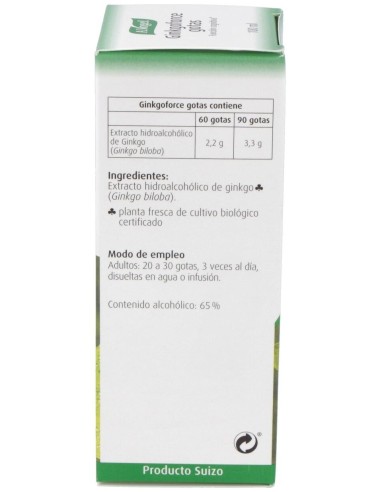 Ginkgoforce Gotas Ml 100 de A.Vogel
