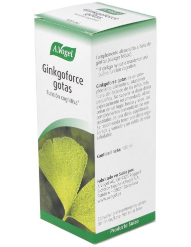 Ginkgoforce (Geriaforce) 100Ml. de A.Vogel