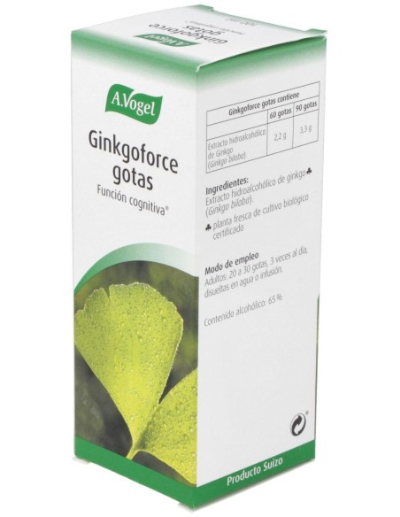 Ginkgoforce Gotas Ml 100 de A.Vogel